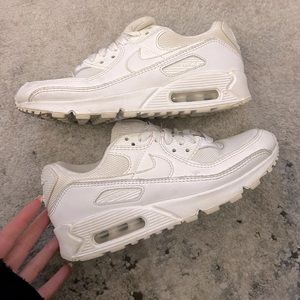 Nike Air Max 90 - White Wms 6.5